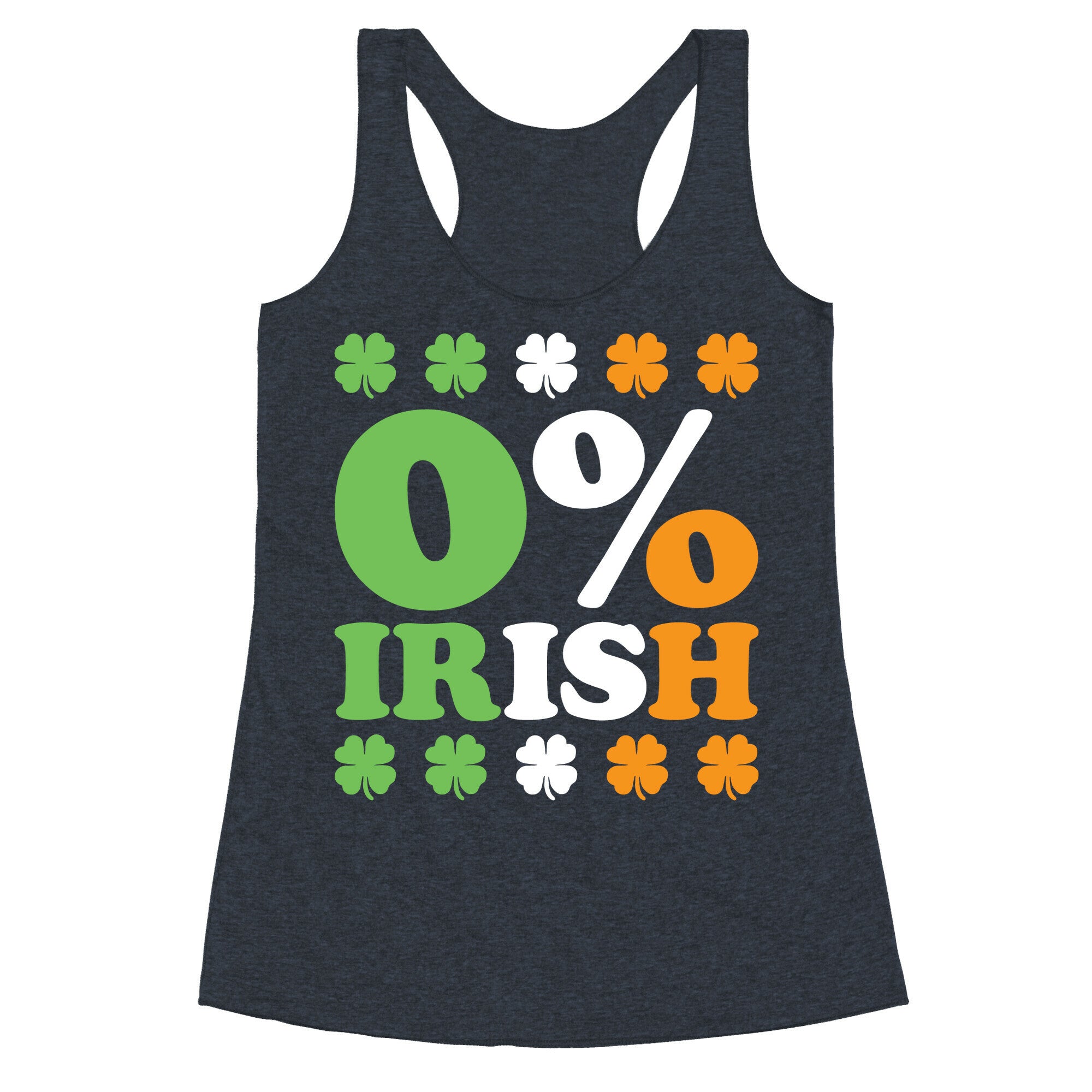 Zero Percent Irish Racerback Tank